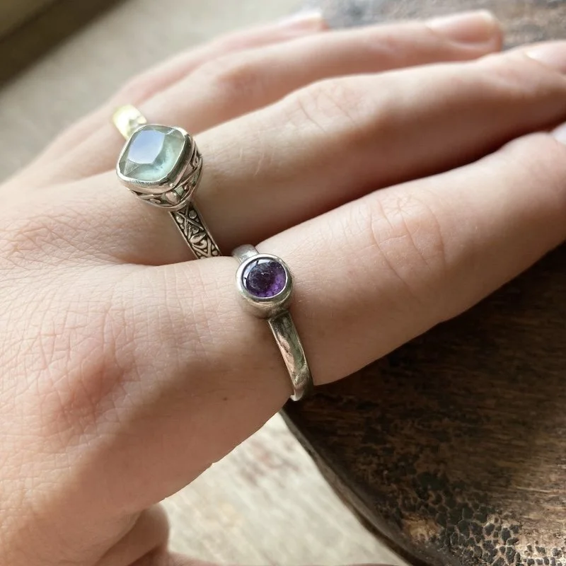 simple sterling silver and amethyst ring 1.jpeg