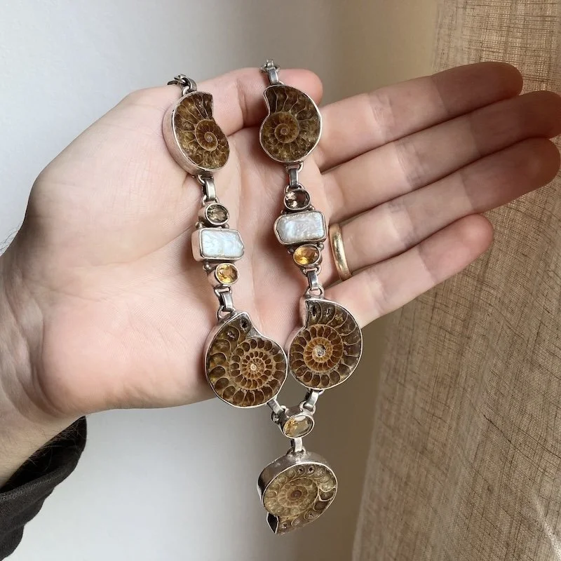 heavy sterling silver ammonite necklace.jpeg