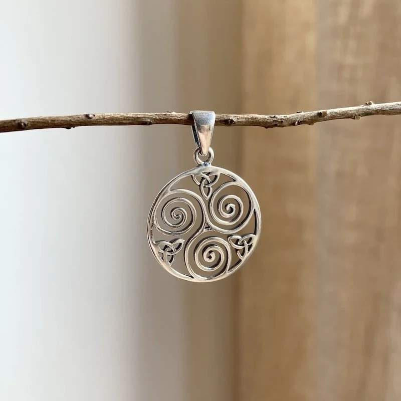 sterling silver celtic spiral triskelion pendant 4.jpeg