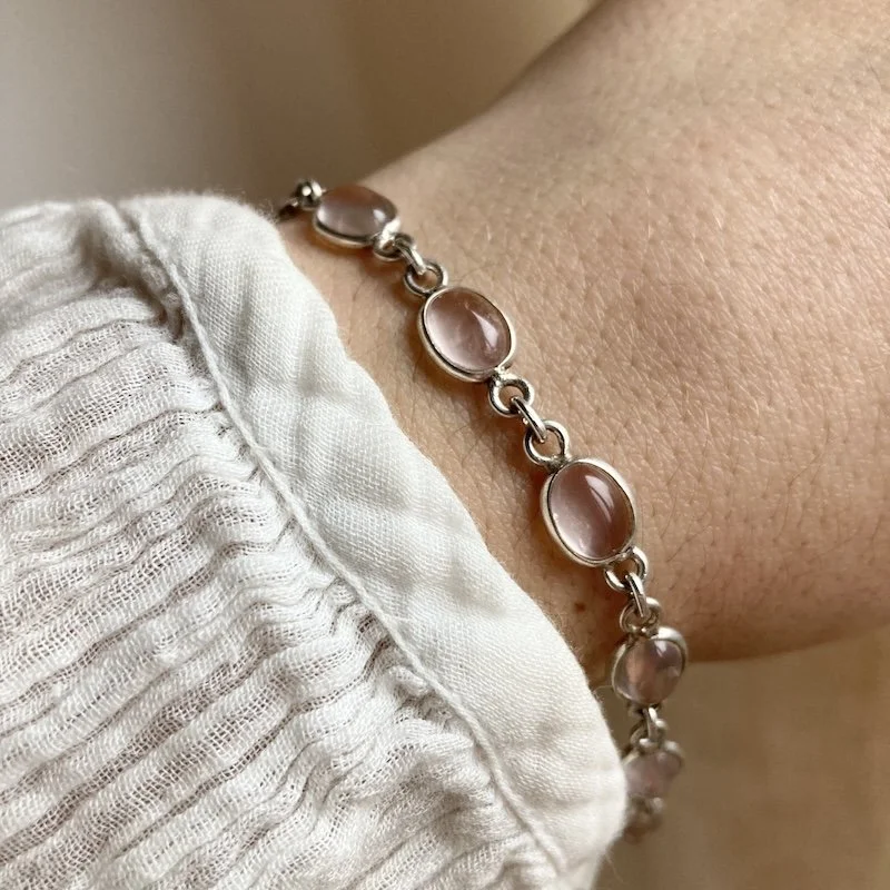 sterling silver rose quartz bracelet 5.jpeg