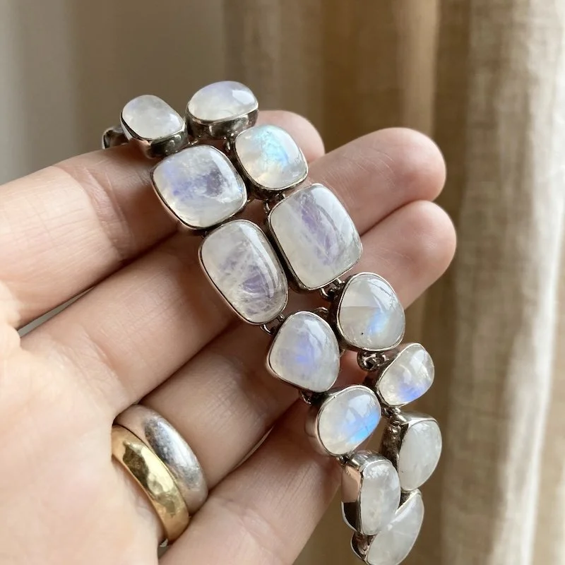 sterling silver and rainbow moonstone bracelet 4.jpeg