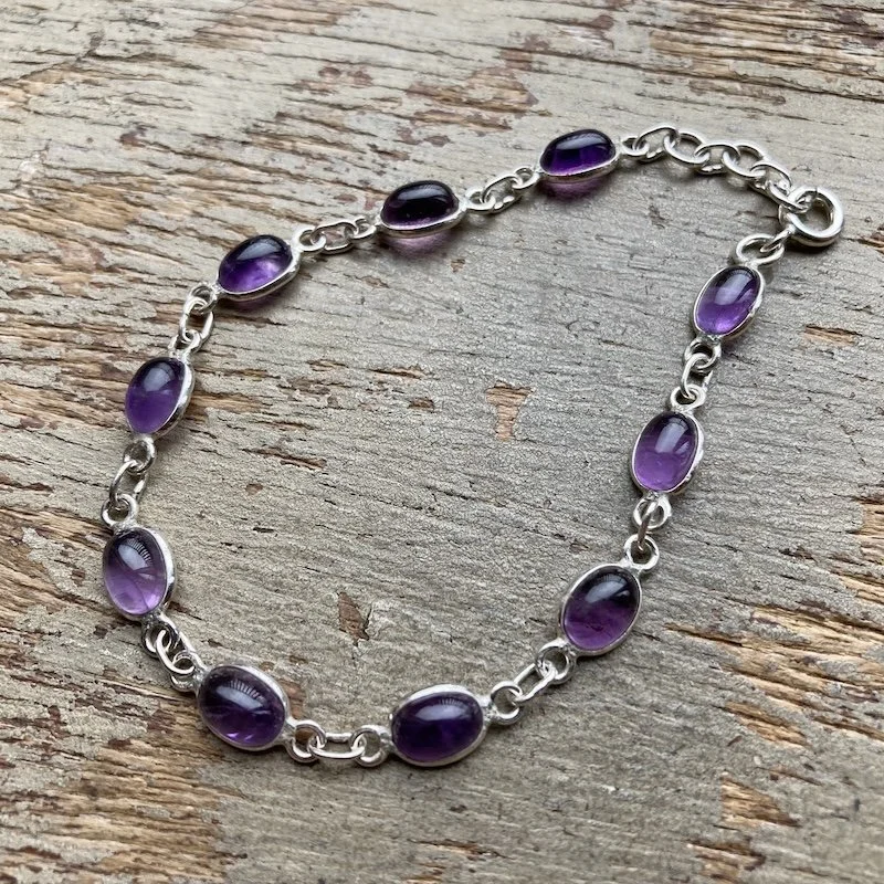 sterling silver amethyst crystal bracelet.jpeg