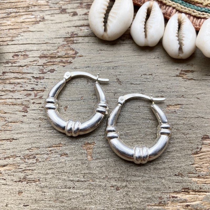 Fab Little Sterling Silver Creole Hoops