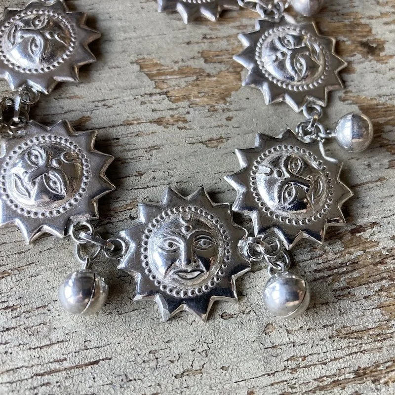 vintage sterling silver celestial sun bracelet 2.jpeg