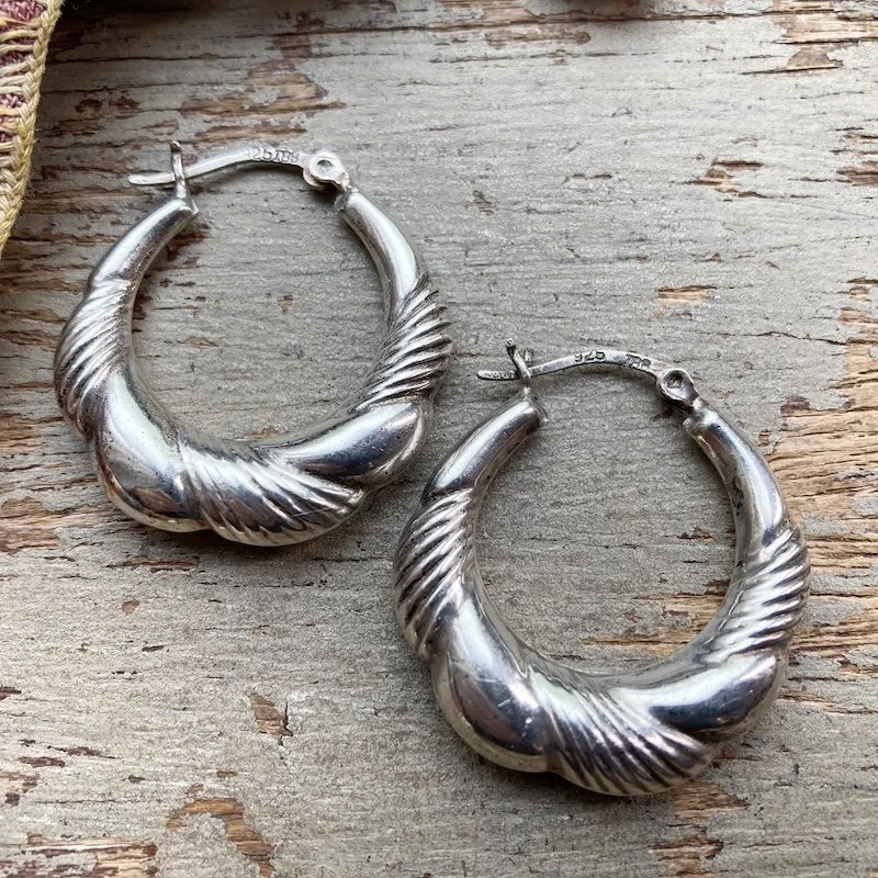 vintage sterling silver creole hoops 1.jpeg