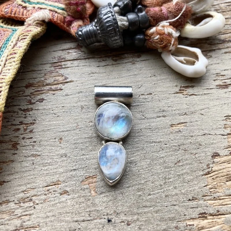 sterling silver double rainbow moonstone pendant 2.jpeg