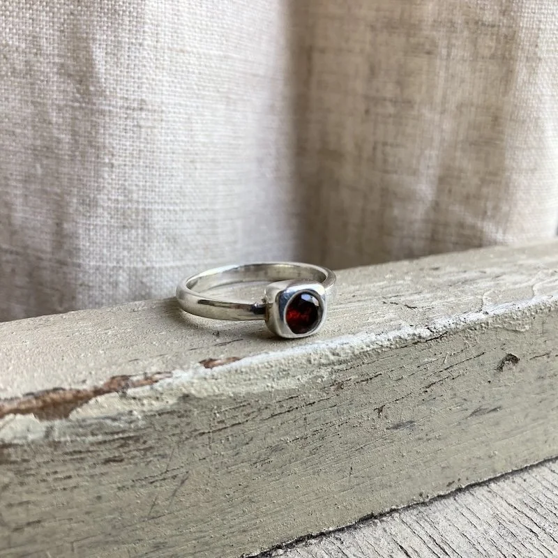 simple sterling silver and garnet ring 3.jpeg