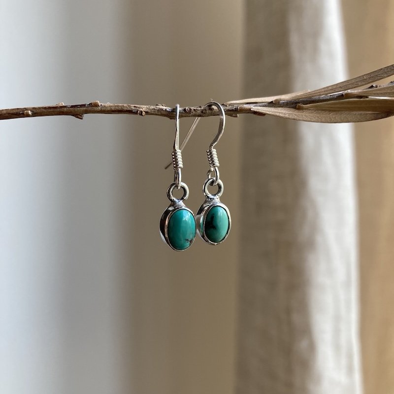 cute little sterling silver and turquoise earrings 4.jpeg
