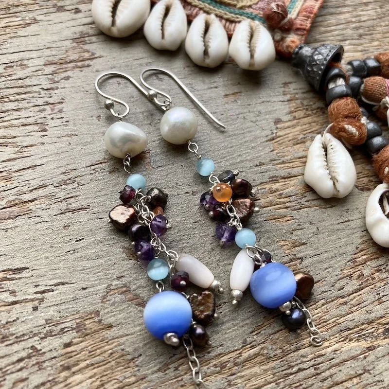 silver dangly beaded earrings 2.jpeg