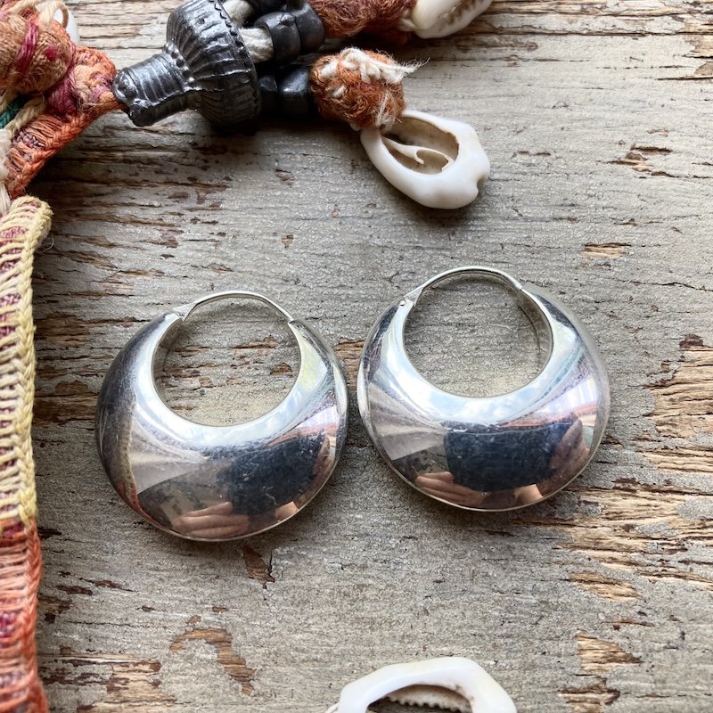 vintage chunky sterling silver hoops 1.jpeg