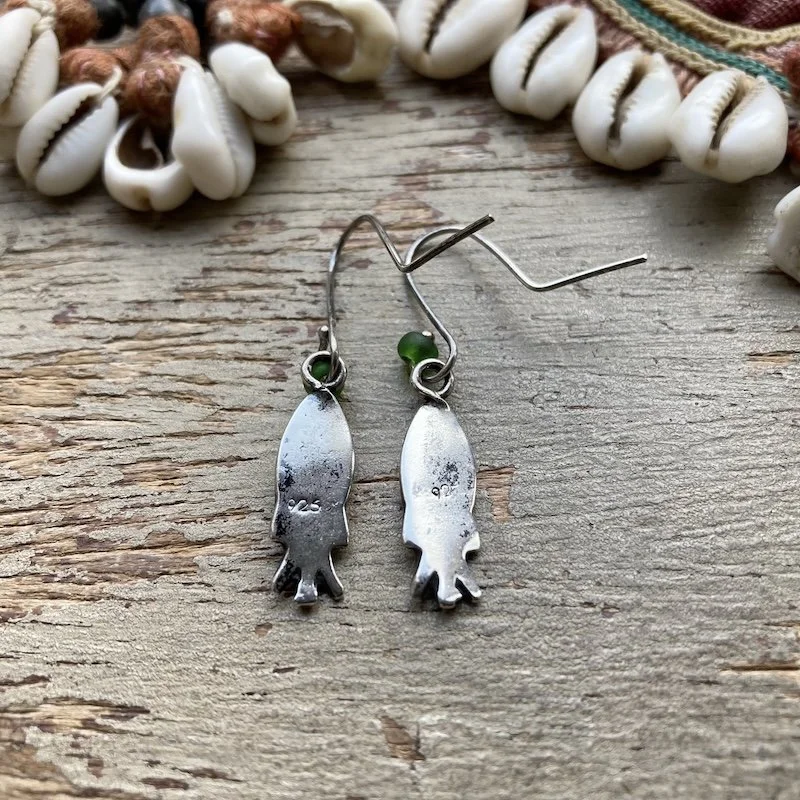 vintage sterling silver fish earrings 3.jpeg