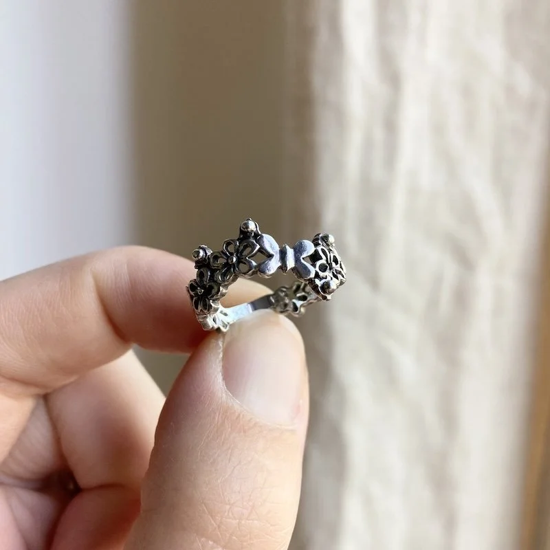 sterling silver flower and butterfly ring 1.jpeg