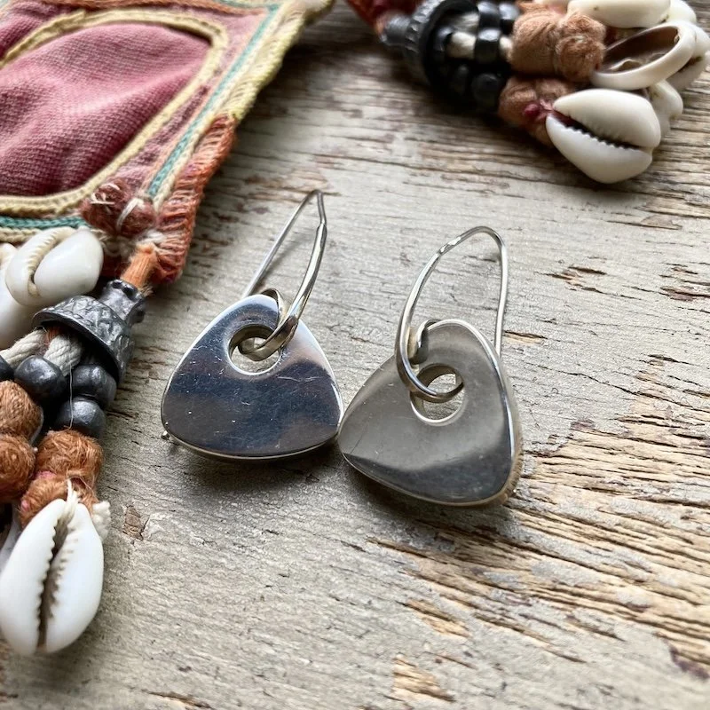 funky vintage sterling silver dangly earrings 1.jpeg