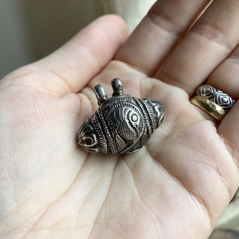 vintage Indian ornate Taweez pendant 2.jpeg