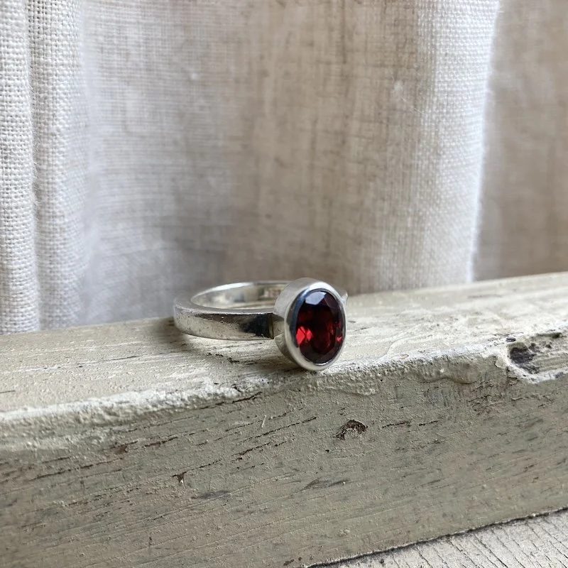 simple sterling silver and garnet ring 3.jpeg