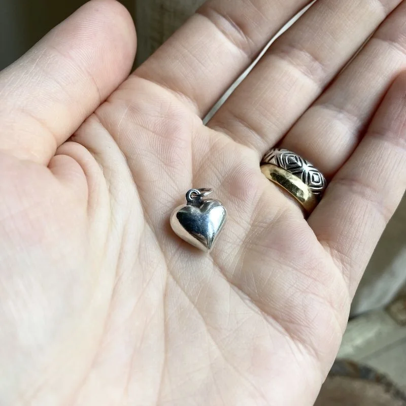 simple sterling silver puffy heart pendant 3.jpeg