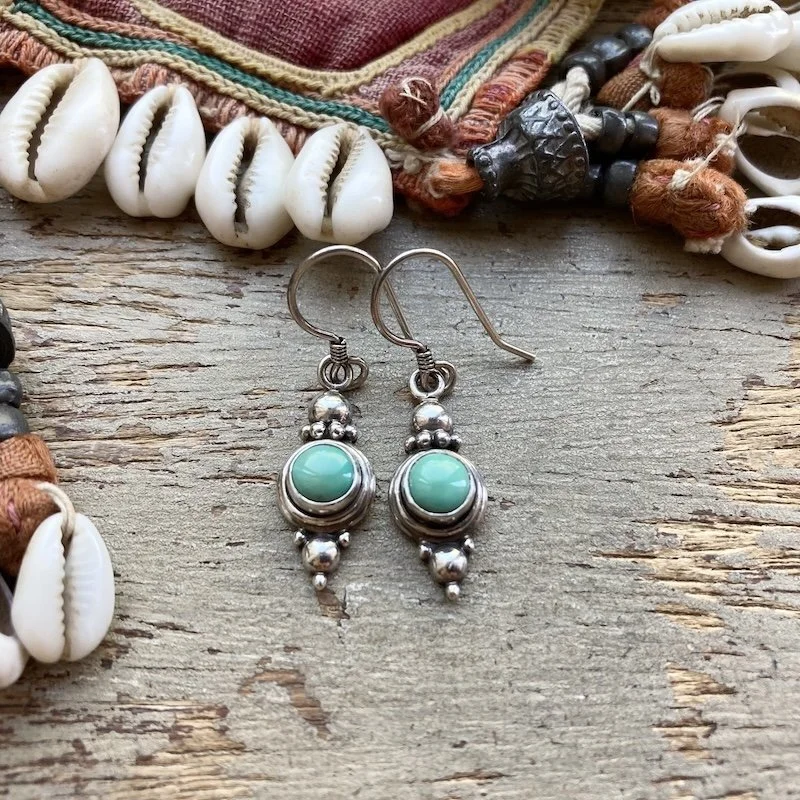vintage sterling silver turquoise earrings 1.jpeg