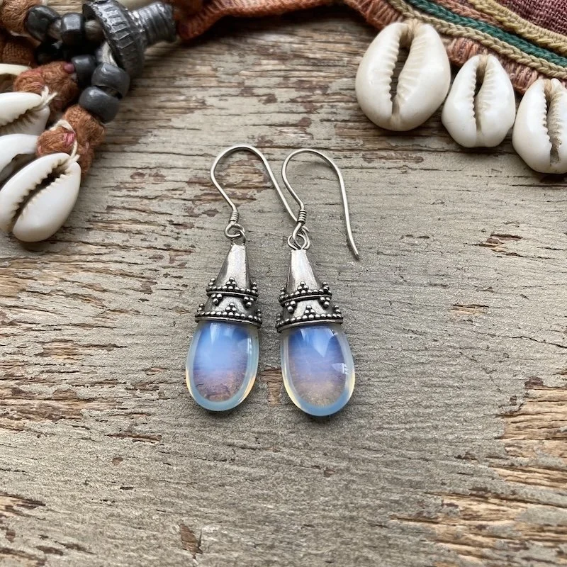 sterling silver and opalite glass earrings 1.jpeg