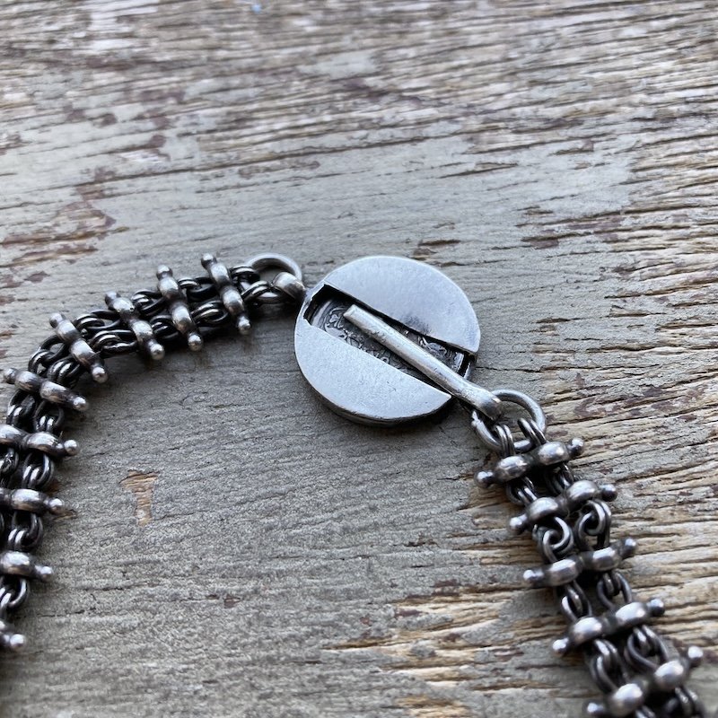Vintage Solid Silver Indian Rupee Coin Necklace