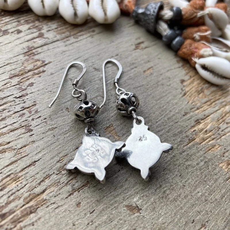 vintage sterling silver orange carnelian earrings 3.jpeg