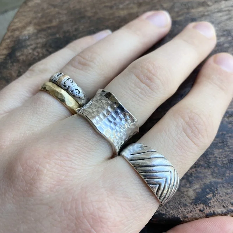 planished solid silver ring 5.jpeg