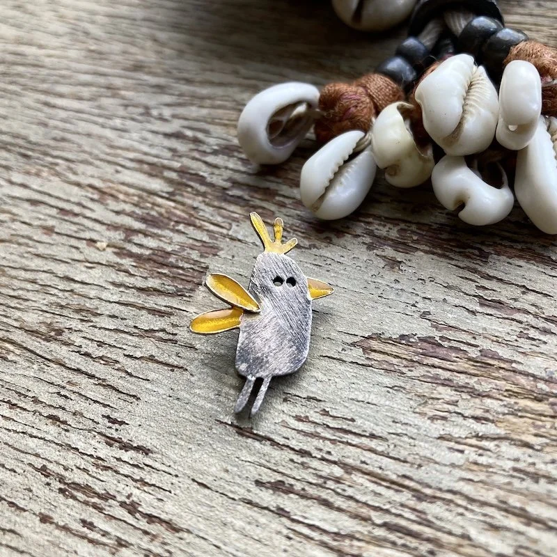 vintage sterling silver funky bird pendant 1.jpeg