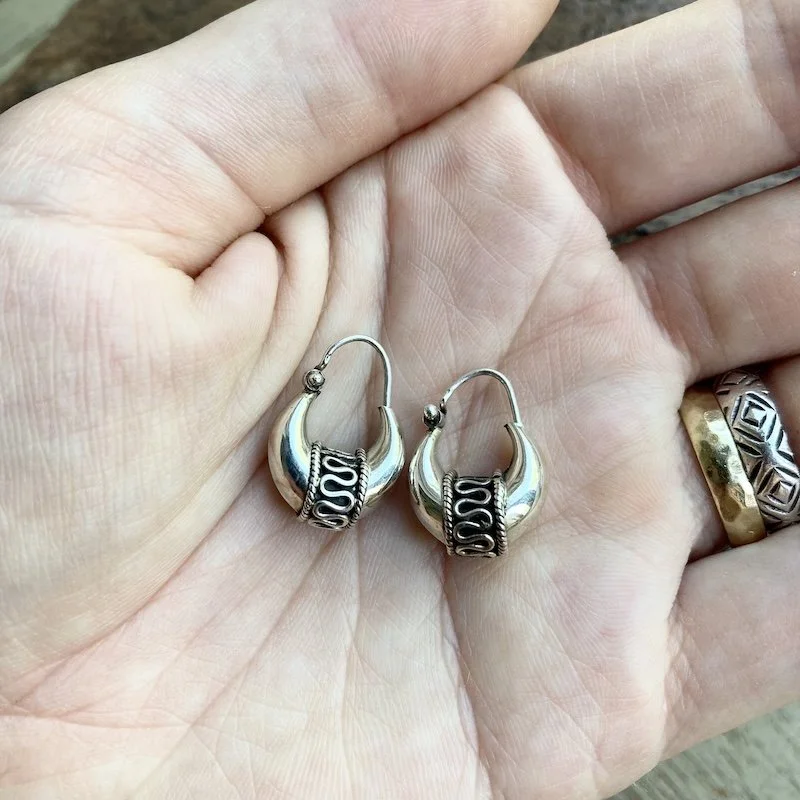 cute little sterling silver Balinese hoops 3.jpeg