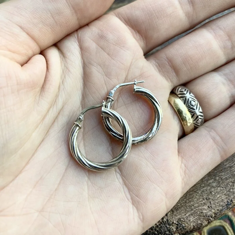 vintage sterling silver twist hoops 3.jpeg