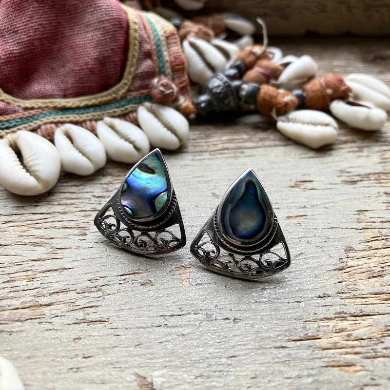 openwork sterling silver and abalone shell earrings 1.jpeg