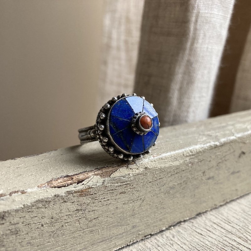 vintage sterling silver Tibetan ring 2.jpeg