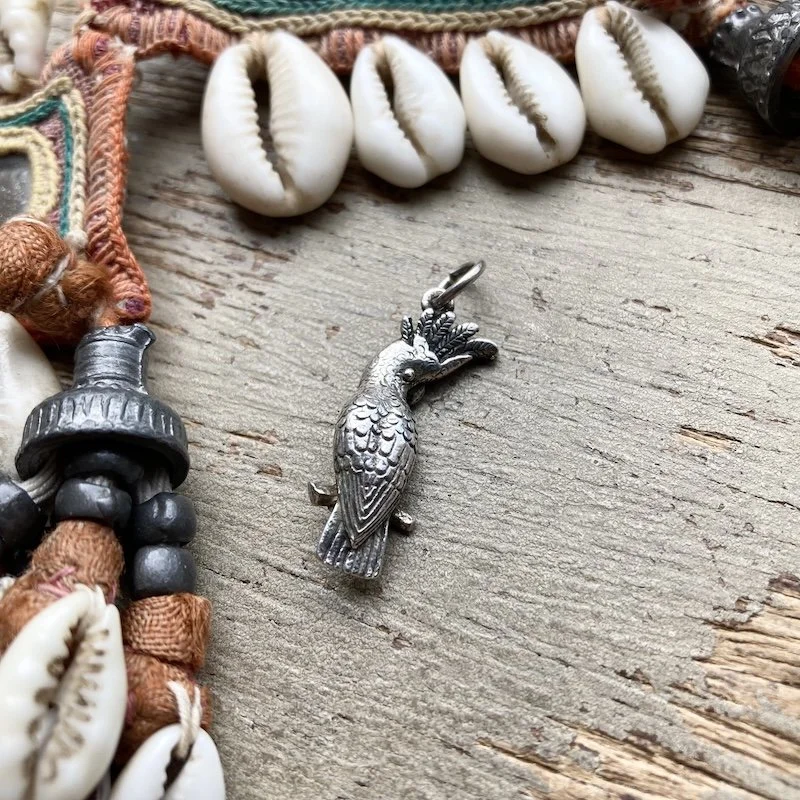 vintage solid silver cockatoo pendant 2.jpeg