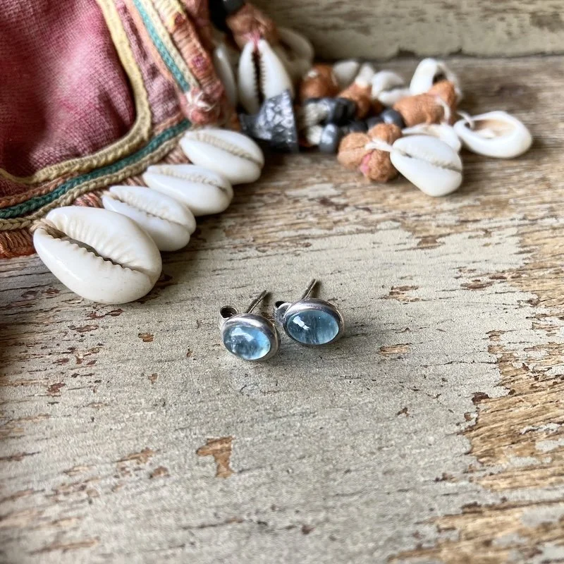 cute little sterling silver aquamarine earrings 1.jpeg