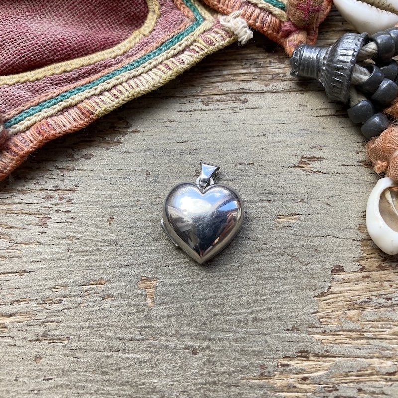 Cute Little Sterling Silver Love Heart Locket