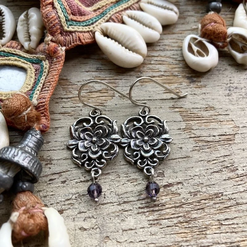 sterling silver ornate floral earrings 1.jpeg