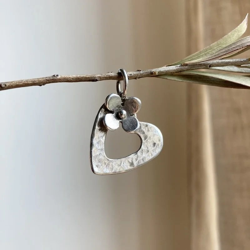 sterling silver heart and flower pendant 4.jpeg
