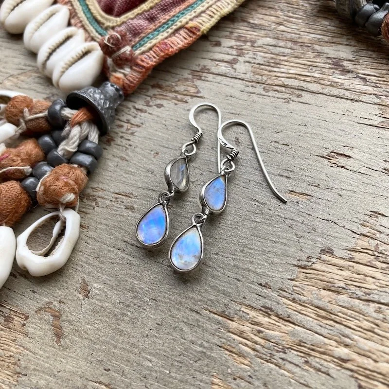 dreamy sterling silver and rainbow moonstone earrings 3.jpeg