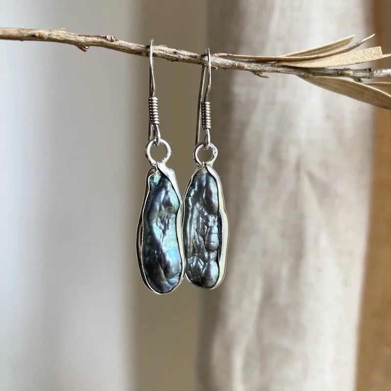 sterling silver biwa pearl earrings 5.jpeg