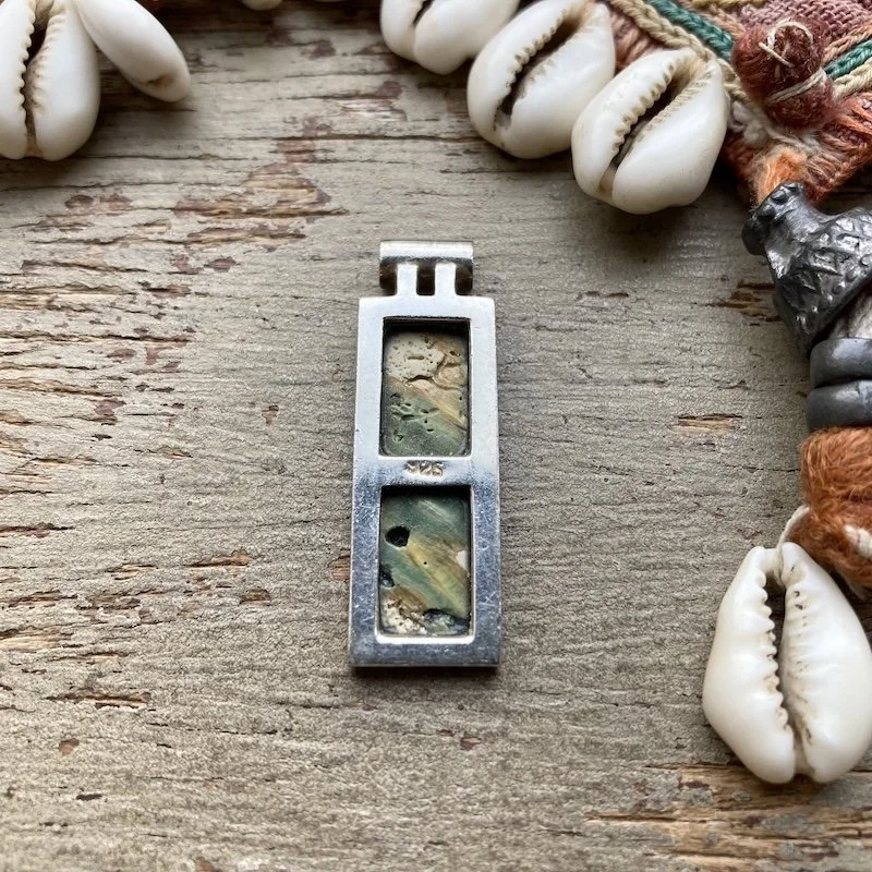 vintage sterling silver abalone shell pendant 3.jpeg