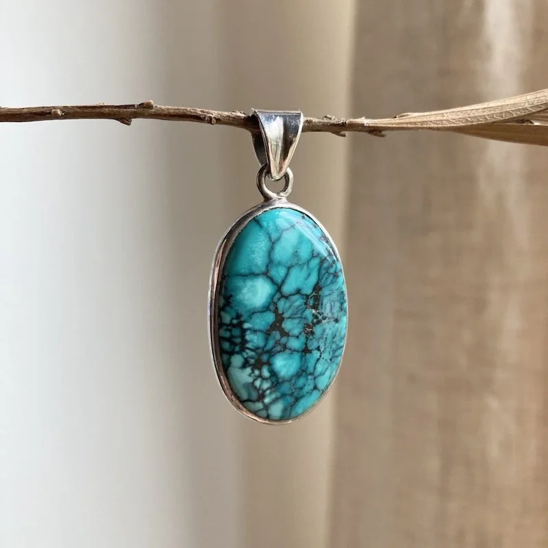 sterling silver and turquoise pendant 4.jpeg