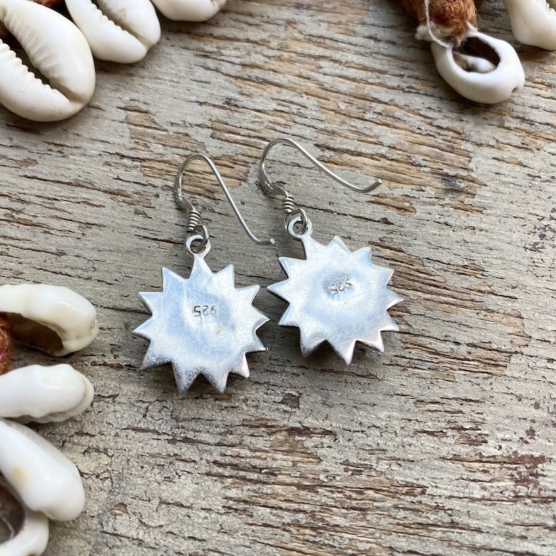 vintage Indian sterling silver sun earrings 2.jpeg