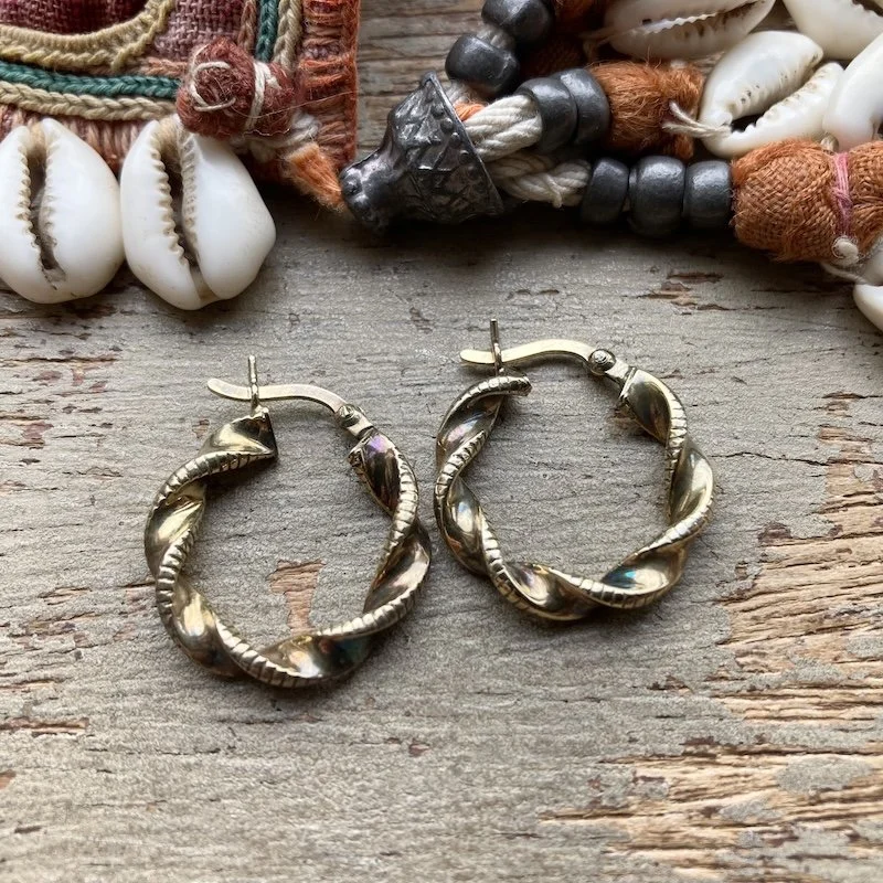sterling silver gilt twist hoops 1.jpeg