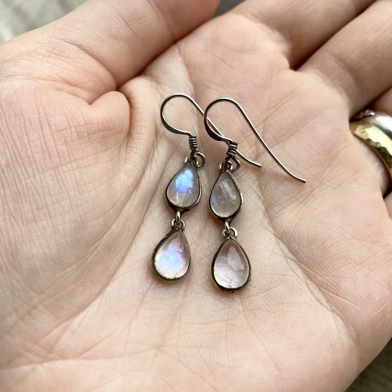 dreamy sterling silver and rainbow moonstone earrings 4.jpeg