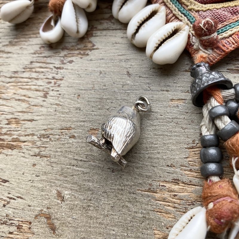 vintage sterling silver and wood lucky owl pendant 2.jpeg