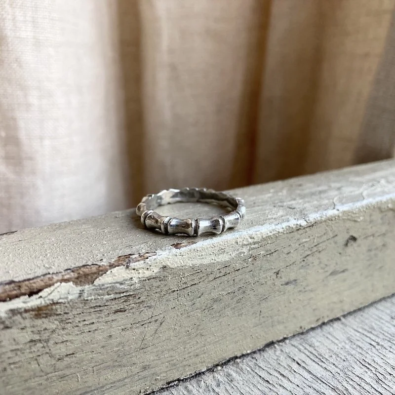 vintage sterling silver bamboo style ring 1.jpeg