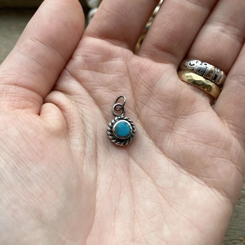 little sterling silver and turquoise pendant 3.jpeg