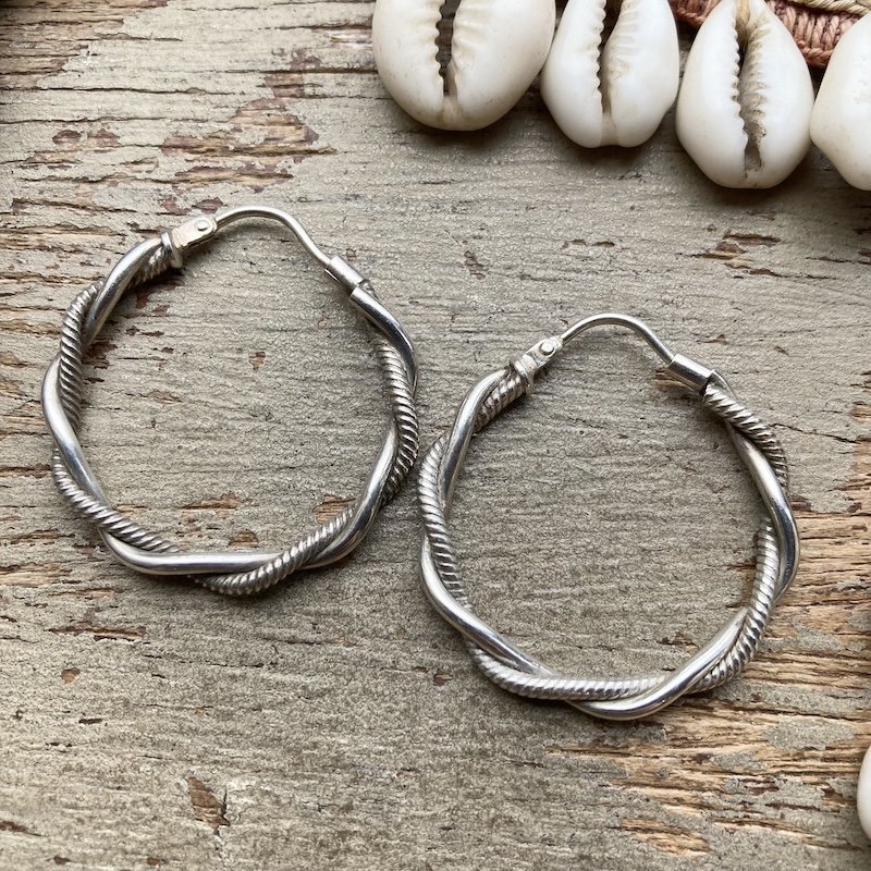 vintage sterling silver twist hoops 1.jpeg
