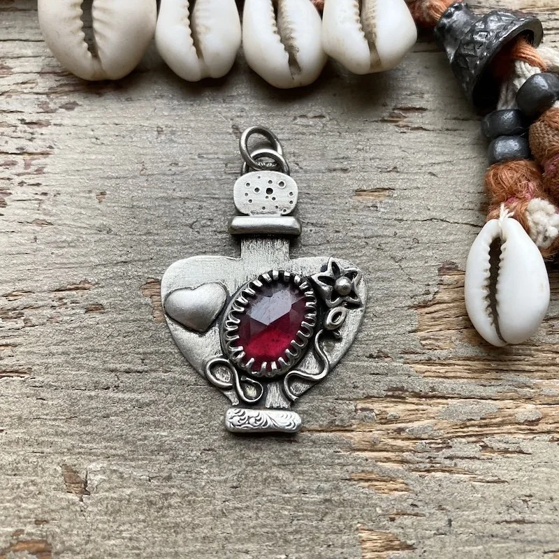 Magical Sterling Silver Potion Bottle Pendant