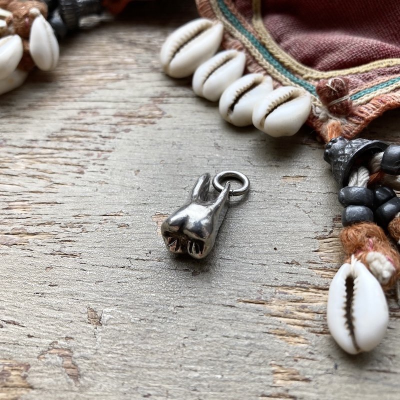 Amazing Heavy Solid Silver Tooth Pendant