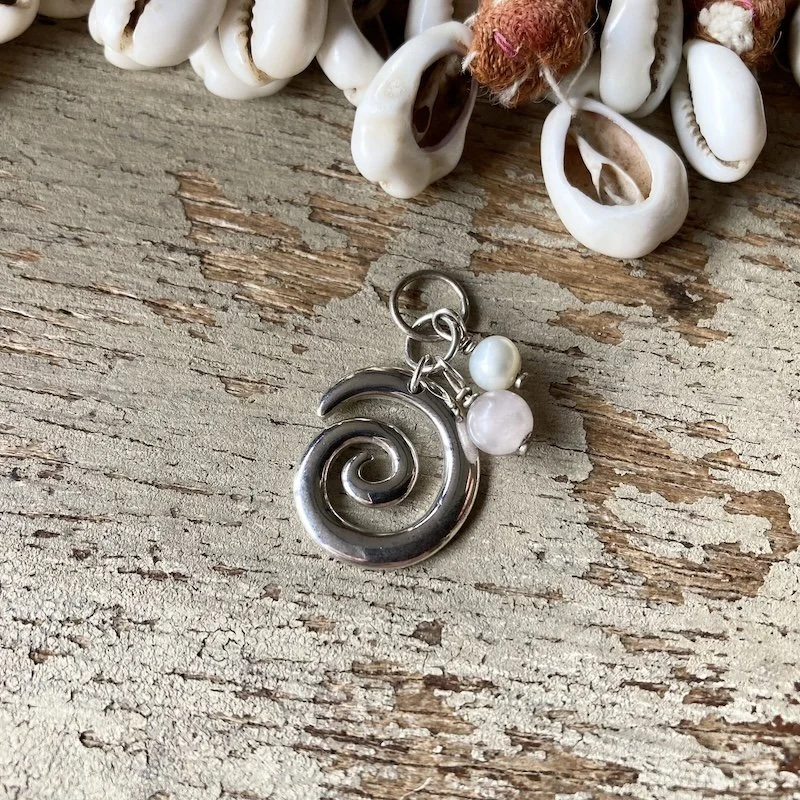 sterling silver beaded spiral pendant 1.jpeg