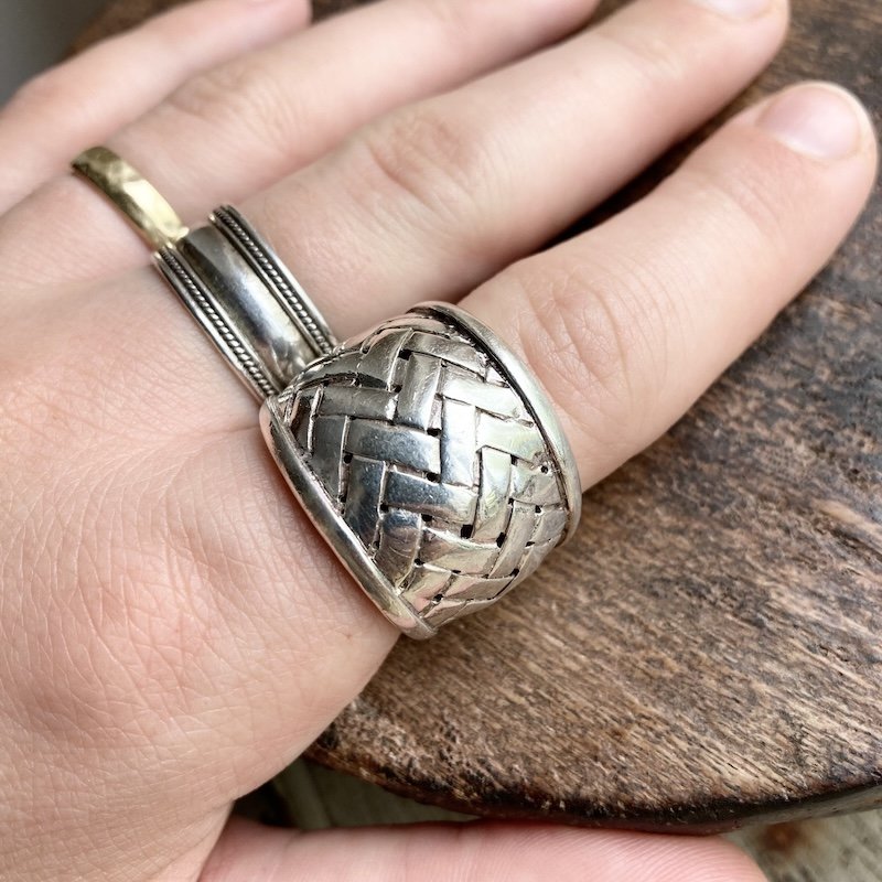 1970s BIBA chunky sterling silver ring 6.jpeg